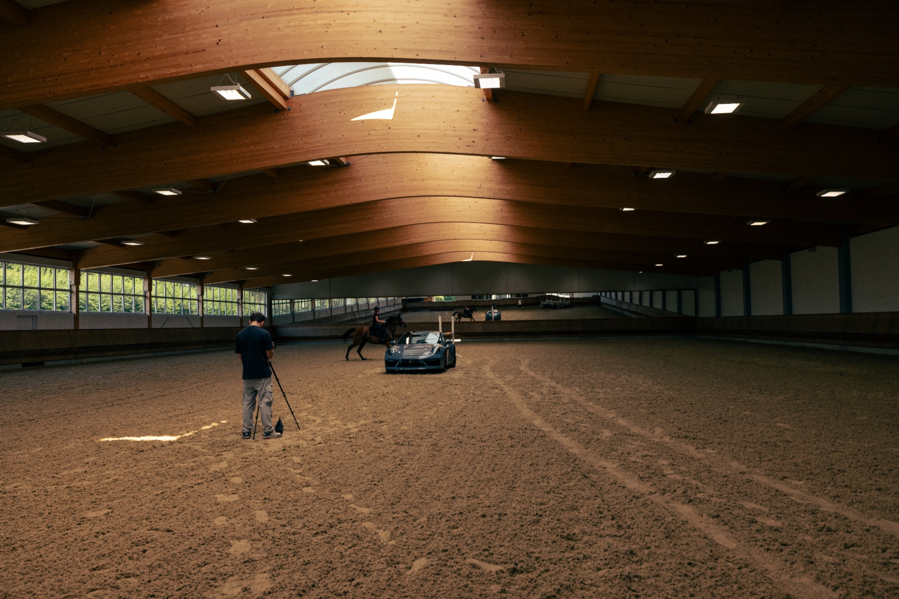 Wide arena shot